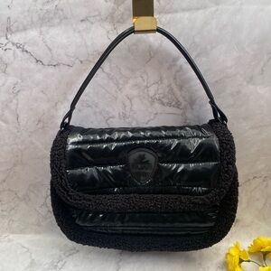 PAJAR CANADA Shearling Puffy Shoulder Bag Black Women’s Crossbag
